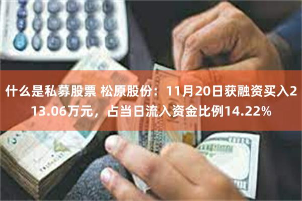 什么是私募股票 松原股份：11月20日获融资买入213.06万元，占当日流入资金比例14.22%