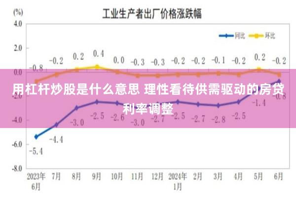 用杠杆炒股是什么意思 理性看待供需驱动的房贷利率调整