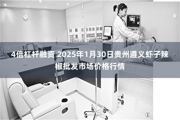 4倍杠杆融资 2025年1月30日贵州遵义虾子辣椒批发市场价格行情