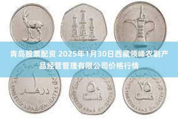 青岛股票配资 2025年1月30日西藏领峰农副产品经营管理有限公司价格行情