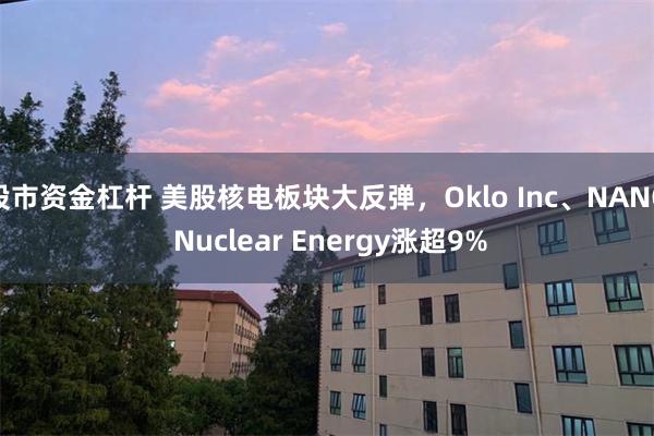 股市资金杠杆 美股核电板块大反弹，Oklo Inc、NANO Nuclear Energy涨超9%