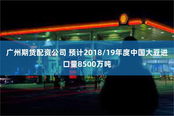 广州期货配资公司 预计2018/19年度中国大豆进口量8500万吨